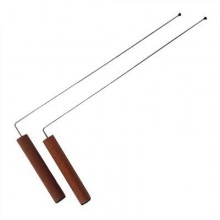 Instrumento usado em radiestesia para medir campos de energia, cabendo ao operador determinar se a fonte � boa ou nociva.